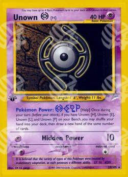 Unown - Neo Destiny (Rare) [NDE-28]