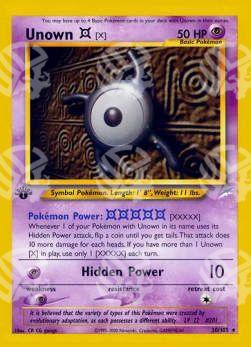 Unown - Neo Destiny (Rare) [NDE-30]