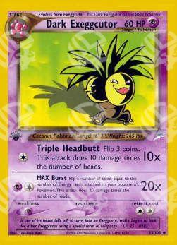 Dark Exeggutor - Neo Destiny (Uncommon) [NDE-33]