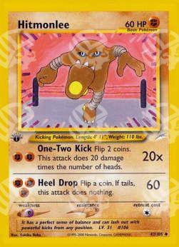 Hitmonlee - Neo Destiny (Uncommon) [NDE-42]
