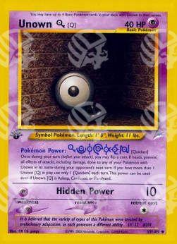 Unown - Neo Destiny (Uncommon) [NDE-59]