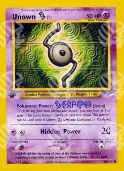 Unown - Neo Destiny (Common) [NDE-87]