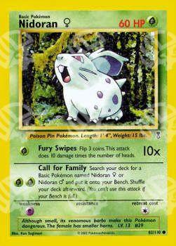 Nidoran ♀ - Legendary Collection (Common) [LC-82]