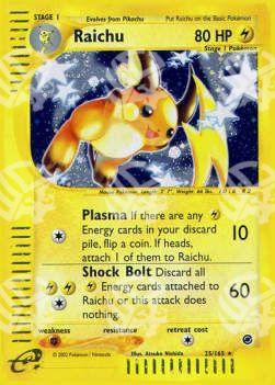 Raichu - Expedition (Holo Rare) [EX-25]