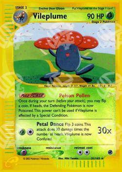 Vileplume - Expedition (Holo Rare) [EX-31]