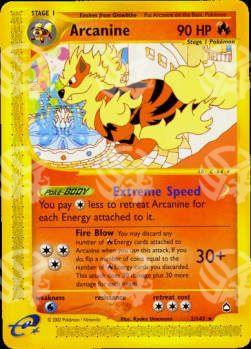 Arcanine - Aquapolis (Rare) [AQ-2]