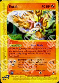 Entei - Aquapolis (Rare) [AQ-10]