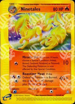 Ninetales - Aquapolis (Rare) [AQ-25]