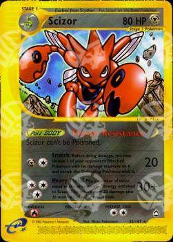 Scizor - Aquapolis (Rare) [AQ-32]