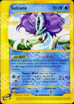 Suicune - Aquapolis (Rare) [AQ-37]