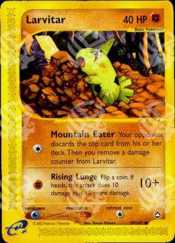 Larvitar - Aquapolis (Common) [AQ-89]