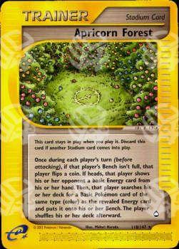 Foresta degli Apricorn - Aquapolis (Rare) [AQ-118]