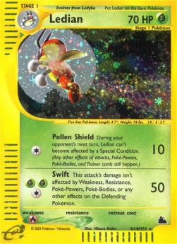Ledian - Skyridge (Holo Rare) [SK-H14]