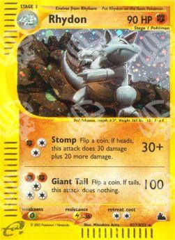 Rhydon - Skyridge (Holo Rare) [SK-H27]