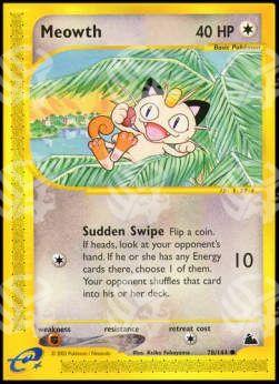 Meowth - Skyridge (Common) [SK-78]