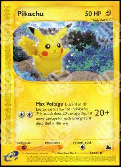 Pikachu - Skyridge (Common) [SK-84]