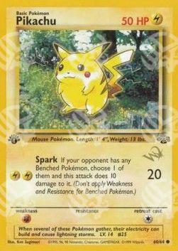 Pikachu - "W" Promos (Promo) [WPR-JU 60]