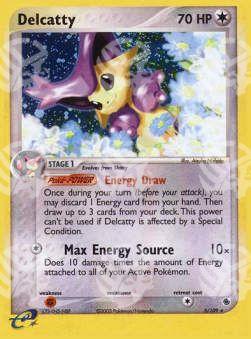 Delcatty (Energy Draw) - EX Rubino & Zaffiro (Holo Rare) [RS-5]