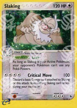 Slaking - EX Rubino & Zaffiro (Holo Rare) [RS-12]