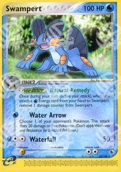 Swampert (Natural Remedy) - EX Rubino & Zaffiro (Rare) [RS-23]