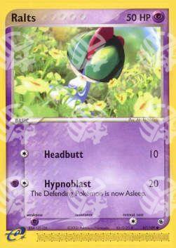 Ralts (Headbutt) - EX Rubino & Zaffiro (Common) [RS-67]