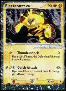 Electabuzz ex - EX Rubino & Zaffiro (Ultra Rare) [RS-97]