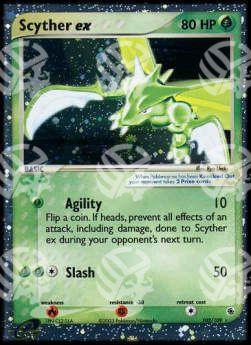 Scyther ex - EX Rubino & Zaffiro (Ultra Rare) [RS-102]