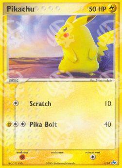 Pikachu δ - EX Trainer Kit (Common) [TK1-Latios-6]