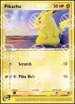 Pikachu - EX Tempesta di Sabbia (Common) [SS-72]