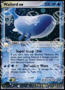 Wailord ex - EX Tempesta di Sabbia (Ultra Rare) [SS-100]