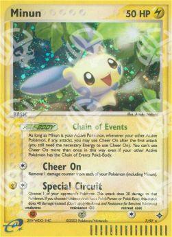 Minun - EX Drago (Holo Rare) [DR-7]