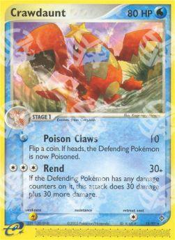 Crawdaunt - EX Drago (Rare) [DR-13]