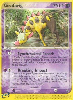 Girafarig - EX Drago (Rare) [DR-16]