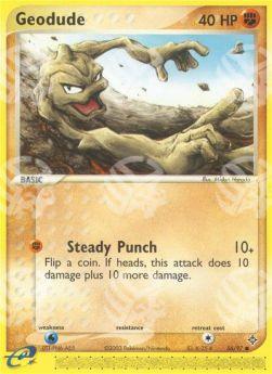 Geodude (Steady Punch) - EX Drago (Common) [DR-56]