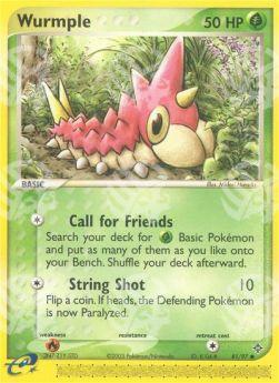 Wurmple - EX Drago (Common) [DR-81]