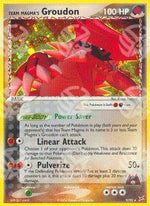 Team Magma's Groudon - EX Team Magma vs Team Idro (Holo Rare) [MA-9]