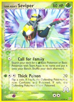 Team Idro Seviper - EX Team Magma vs Team Idro (Rare) [MA-17]