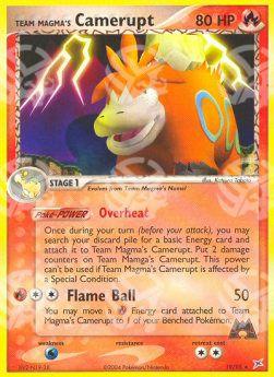 Team Magma Camerupt - EX Team Magma vs Team Idro (Rare) [MA-19]