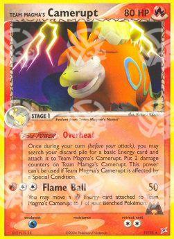 Team Magma Camerupt - EX Team Magma vs Team Idro (Rare) [MA-19]