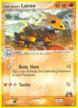 Team Magma Lairon (Body Slam) - EX Team Magma vs Team Idro (Rare) [MA-20]