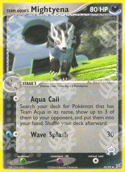 Team Idro Mightyena (Aqua Call) - EX Team Magma vs Team Idro (Uncommon) [MA-30]