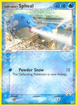 Team Idro Spheal (Powder Snow) - EX Team Magma vs Team Idro (Common) [MA-56]