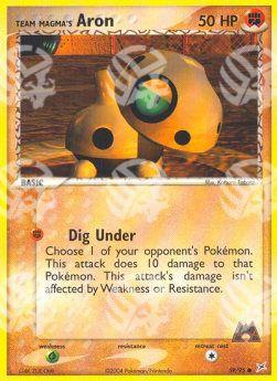 Team Magma Aron (Dig Under) - EX Team Magma vs Team Idro (Common) [MA-59]