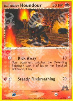 Team Magma Houndour (Kick Away) - EX Team Magma vs Team Idro (Common) [MA-63]
