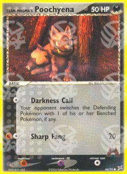 Team Magma Poochyena (Sharp Call) - EX Team Magma vs Team Idro (Common) [MA-66]