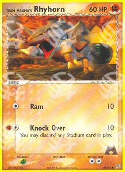 Team Magma Rhyhorn (Ram) - EX Team Magma vs Team Idro (Common) [MA-68]