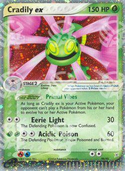Cradily ex - EX Team Magma vs Team Idro (Ultra Rare) [MA-90]