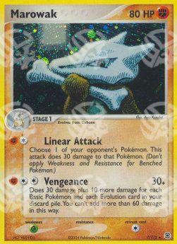 Marowak - EX RossoFuoco e VerdeFoglia (Holo Rare) [FL-7]