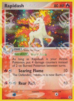 Rapidash - EX RossoFuoco e VerdeFoglia (Holo Rare) [FL-13]