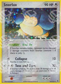 Snorlax - EX RossoFuoco e VerdeFoglia (Holo Rare) [FL-15]